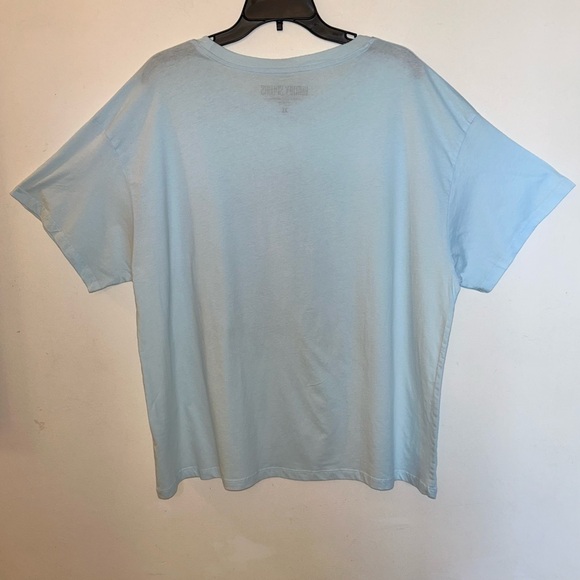 Britney Spears Licensed Baby Blue Graphic Print Band Tee Shirt Women's XL (NWT) - Picture 4 of 9